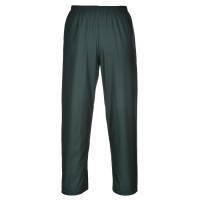 CALÇA IMPERMEÁVEL EM PU VERDE CINT/ELAST S351